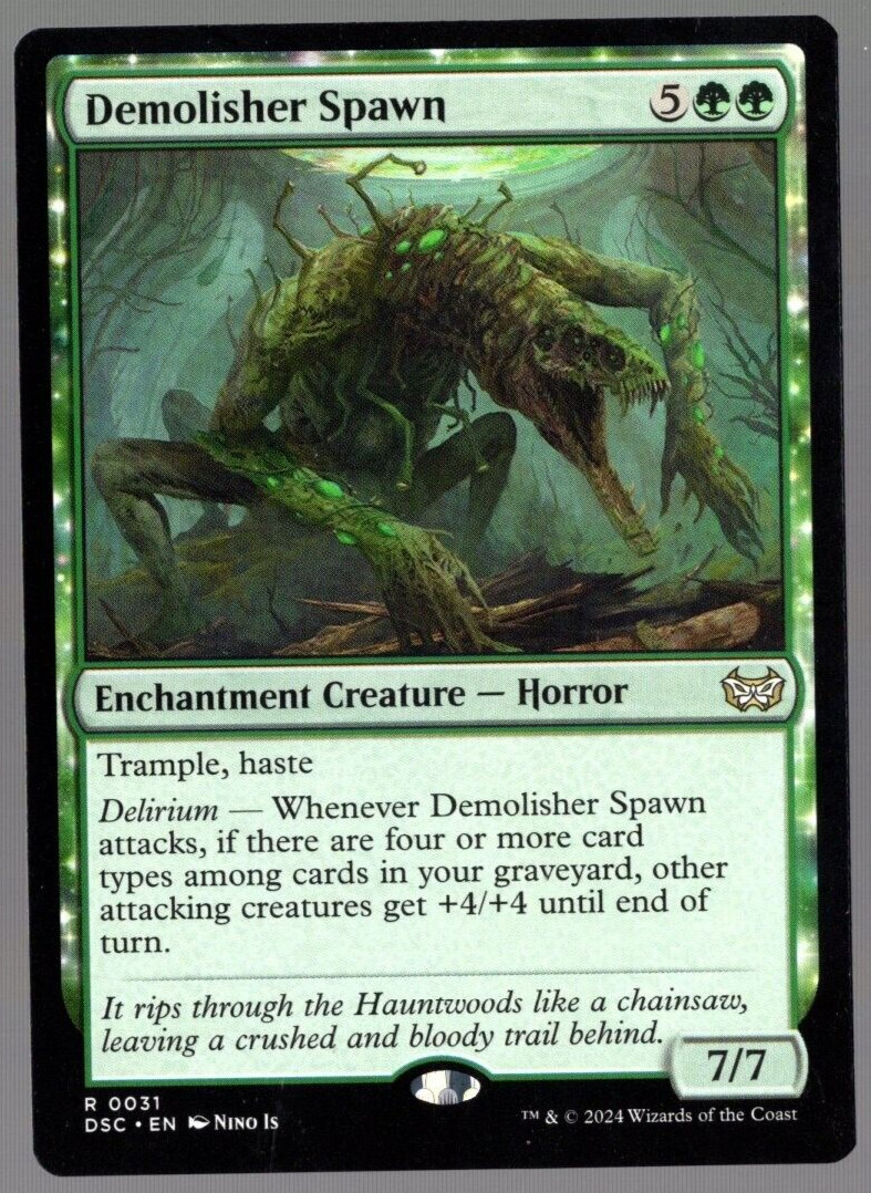 Demolisher Spawn 0031 Non Foil Rare Duskmourn MTG Near Mint