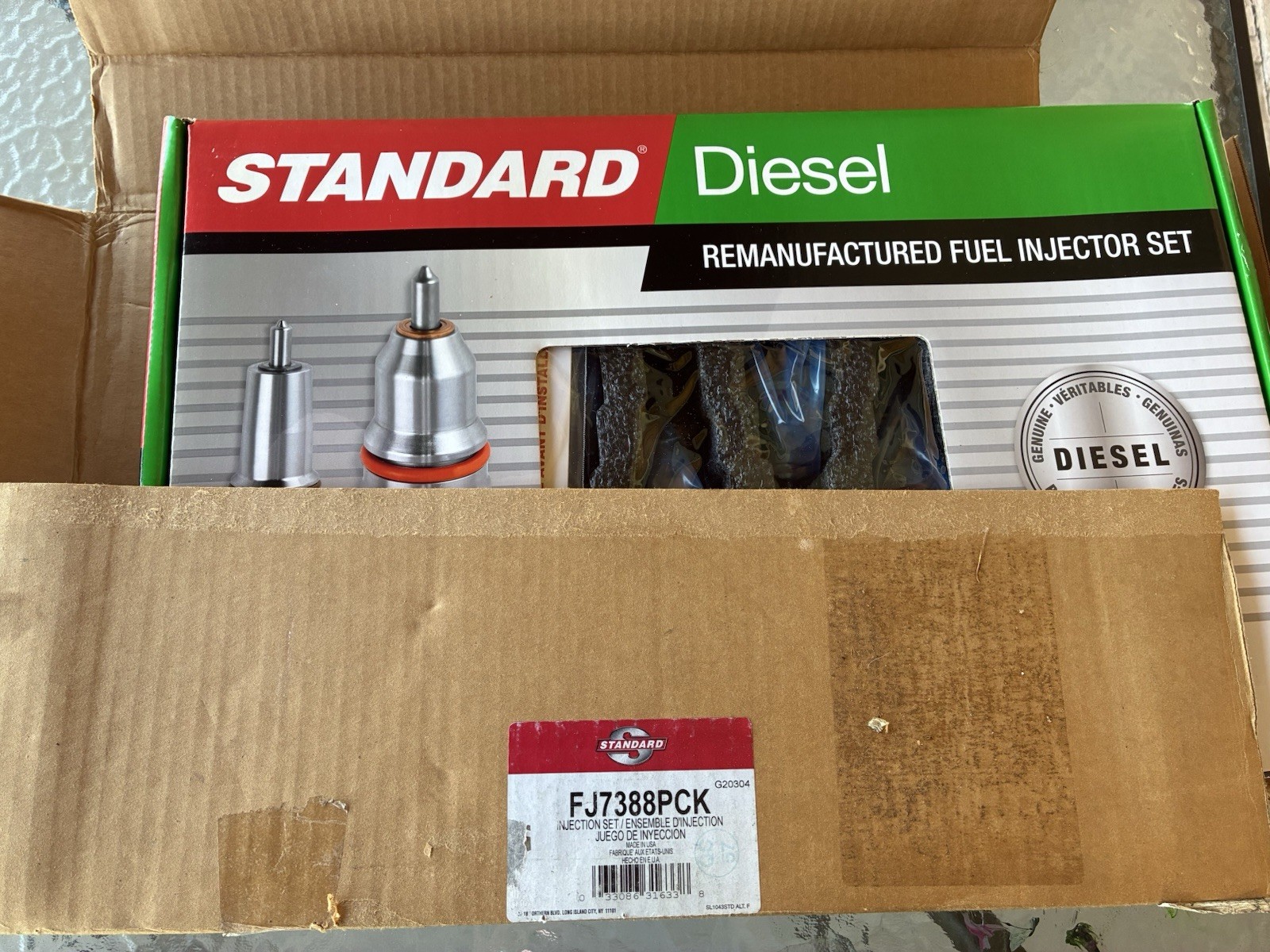 NEW Standard FJ7388PCK Reman DieselFuel Injector Set 7.3L Power Stroke