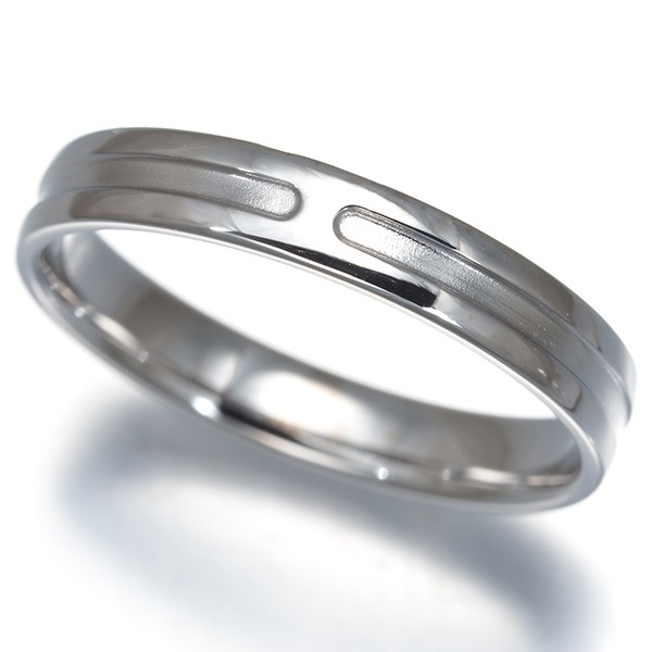 Auth HERMES Ring Ariane EU49 18K 750 White Gold
