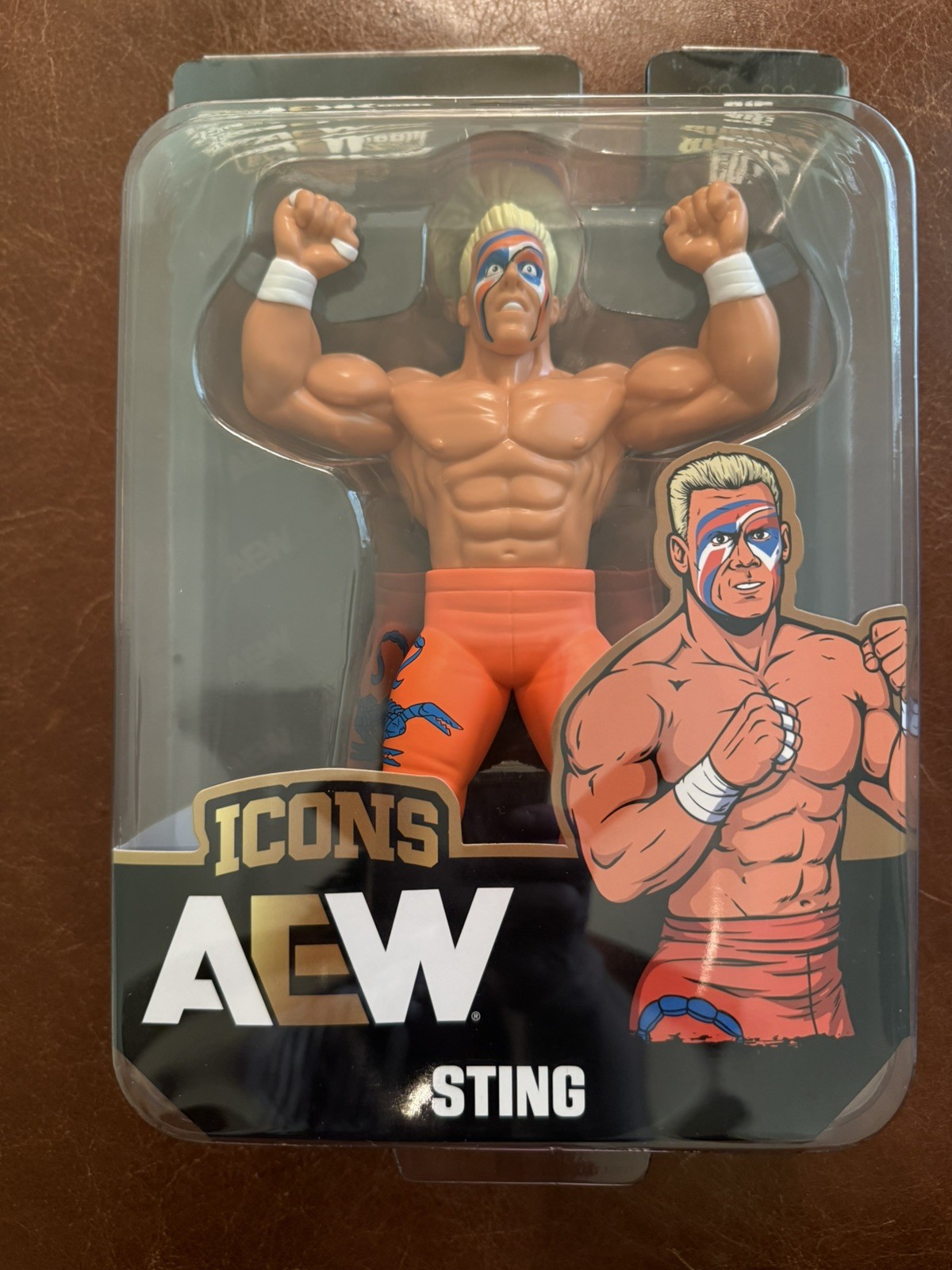New AEW Sting Big Rubber Guys ShopAEW Exclusive Major LJN WWF Rare MOC WCW New AEW Sting Big Rubber Guys ShopAEW Exclusive Major LJN WWF Rare MOC WCW
