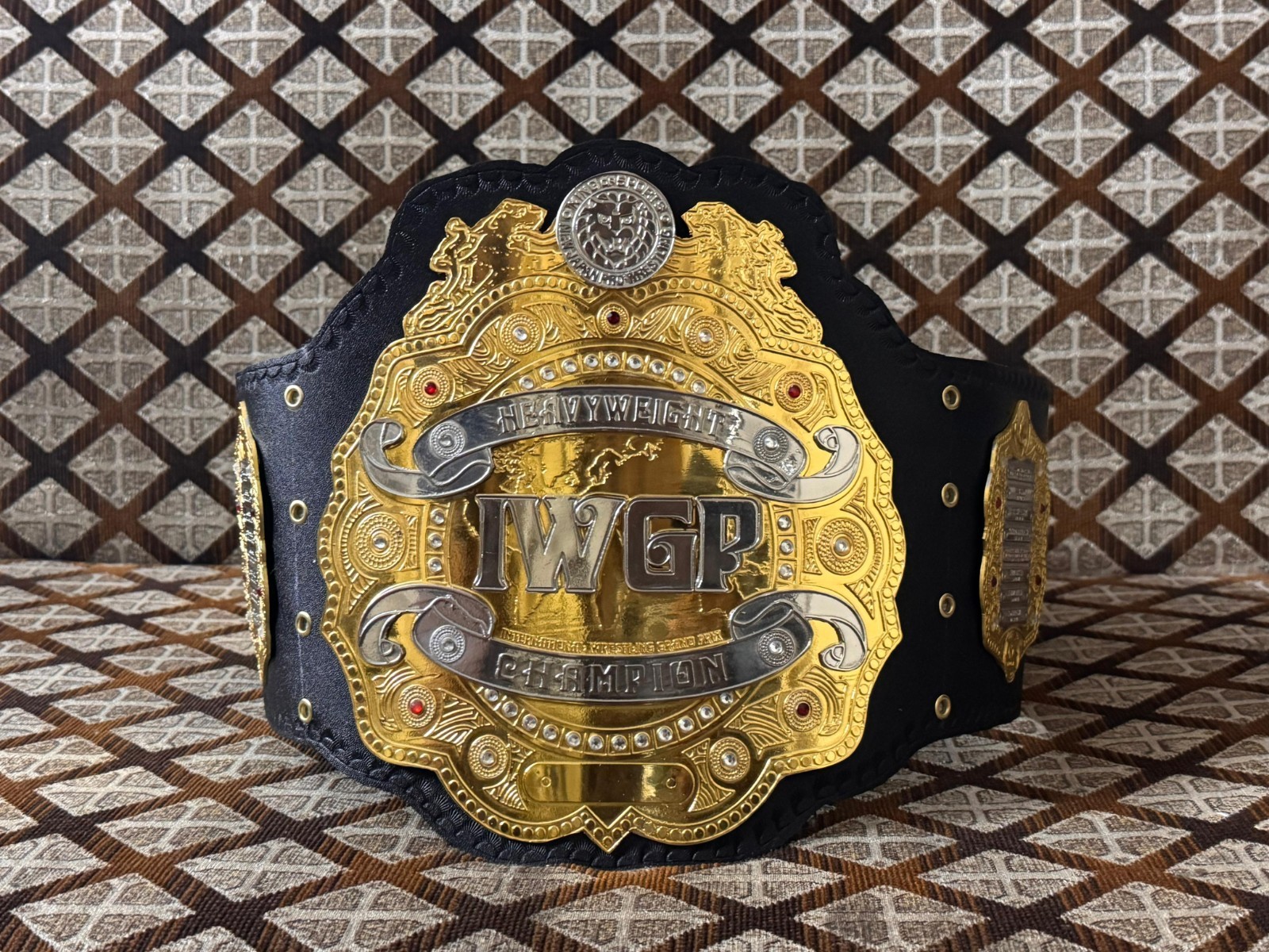 IWGP World Heavyweight Wrestling Championship V4 Replica Tittle Belt 2MM Brass
