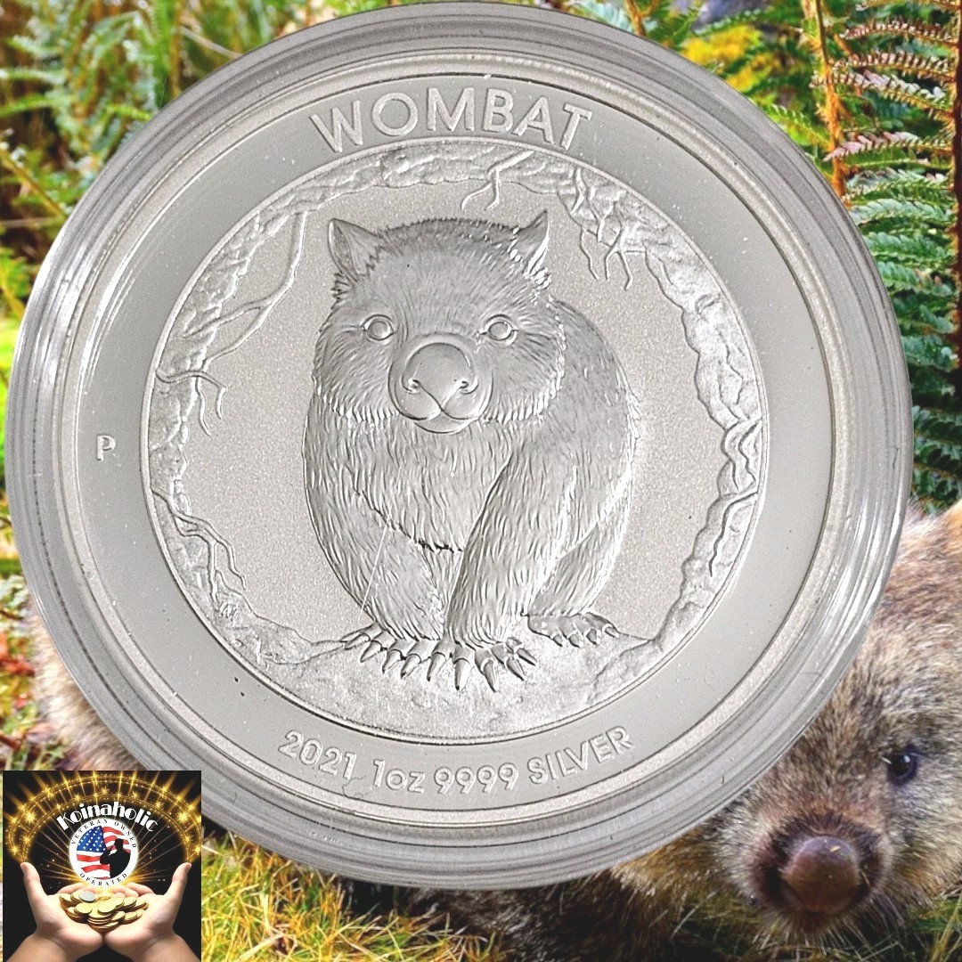 2021 P Australia Wombat 1 oz .9999 Silver BU in Capsule Perth Mint, Fast 🚢 2021 P Australia Wombat 1 oz .9999 Silver BU in Capsule Perth Mint, Fast 🚢