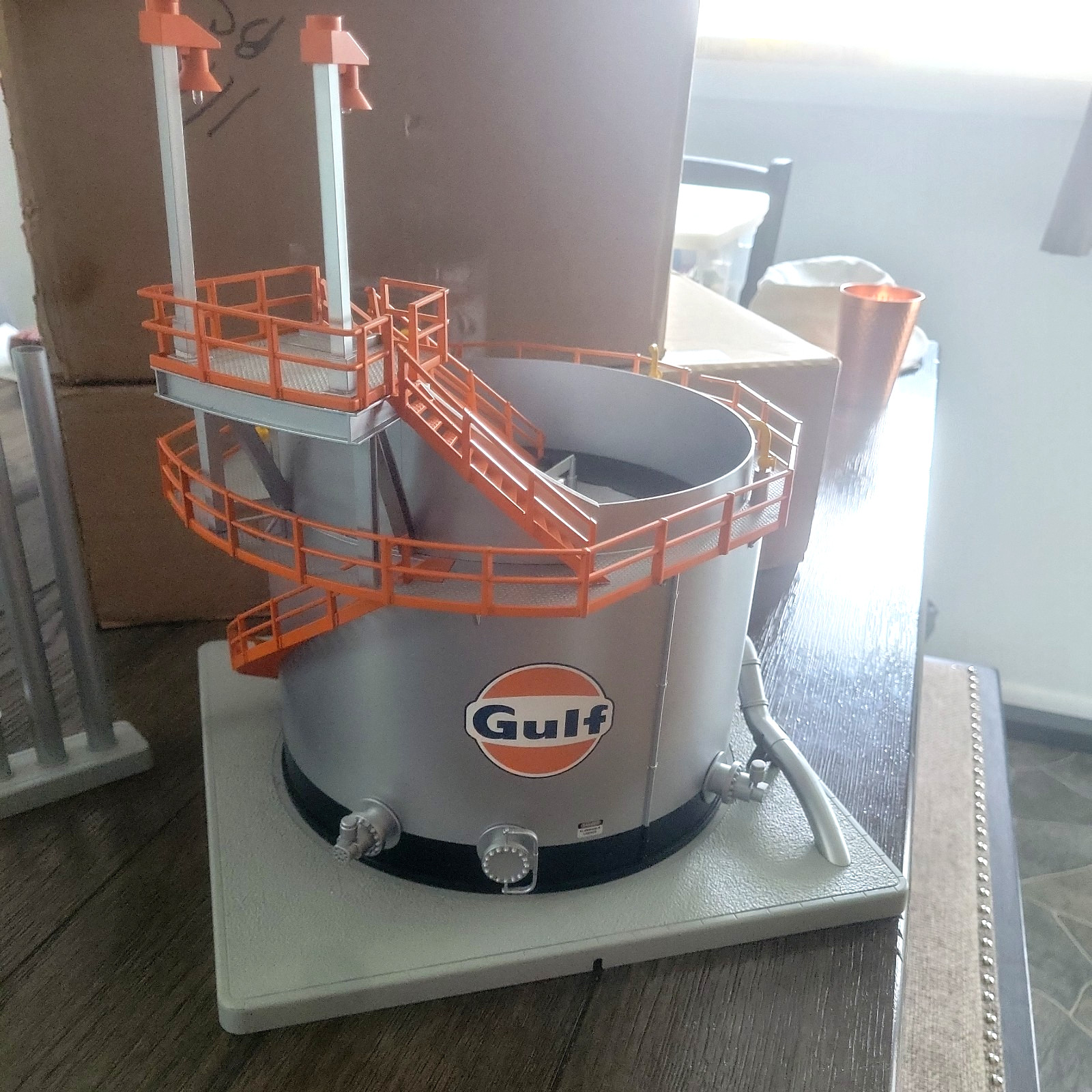 O Gauge MTH Railking 30-90313 Gulf Operating Storage Tank O Gauge MTH Railking 30-90313 Gulf Operating Storage Tank