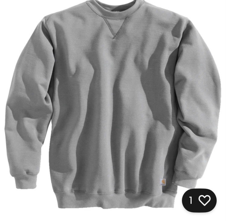 Carhartt Loose Fit Midweight Crewneck Sweatshirt Size: Medium, Gray Heather NWTS
