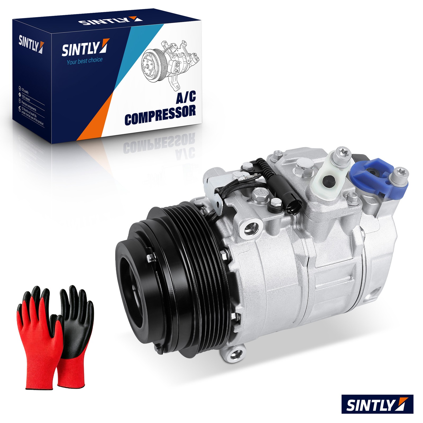 New AC Compressor with 6-Groove for Benz C220 CL500 ML320 Dodge Chrysler 78356