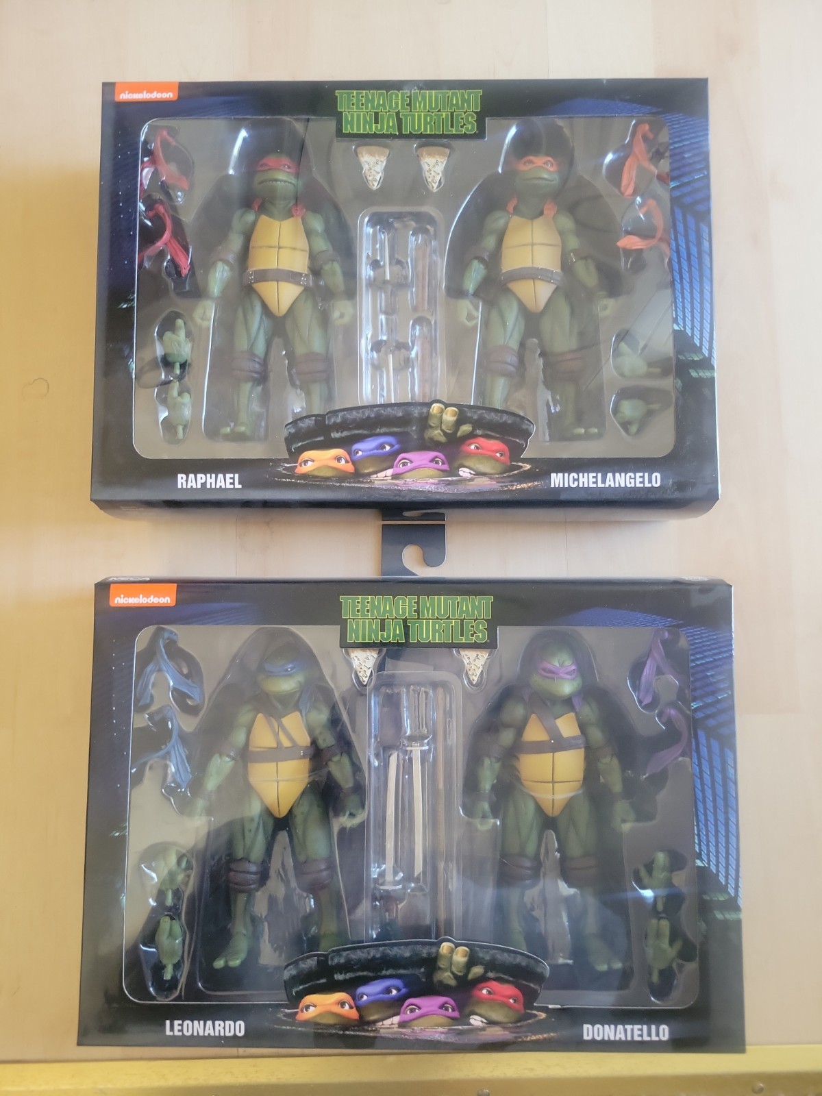 NECA TMNT I 2-Pack Action Figure Set Boxed - Donatello Raphael Michelangelo NECA TMNT I 2-Pack Action Figure Set Boxed - Donatello Raphael Michelangelo