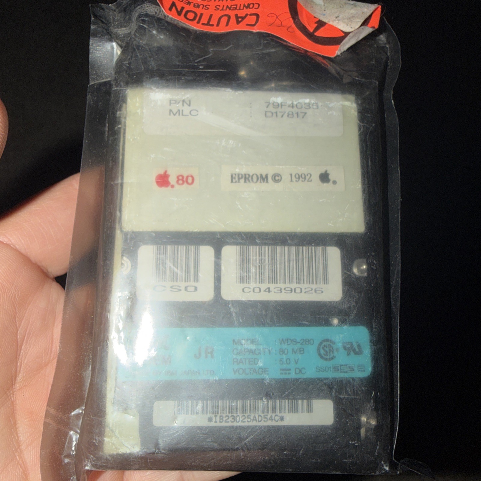 Vintage Apple Macintosh 80MB SCSI 2.5 Vintage Apple Macintosh 80MB SCSI 2.5