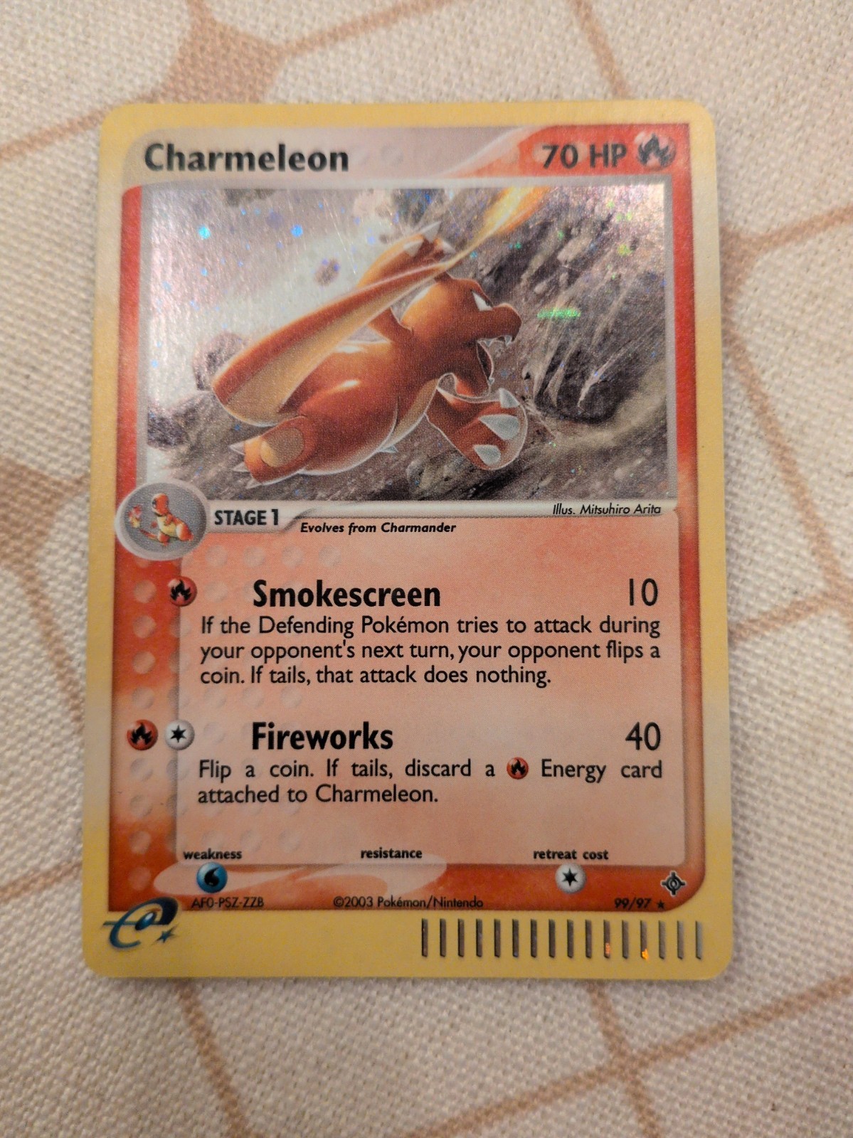 Charmeleon 99/97 - EX Dragon Holo LP 2003 Charmeleon 99/97 - EX Dragon Holo LP 2003