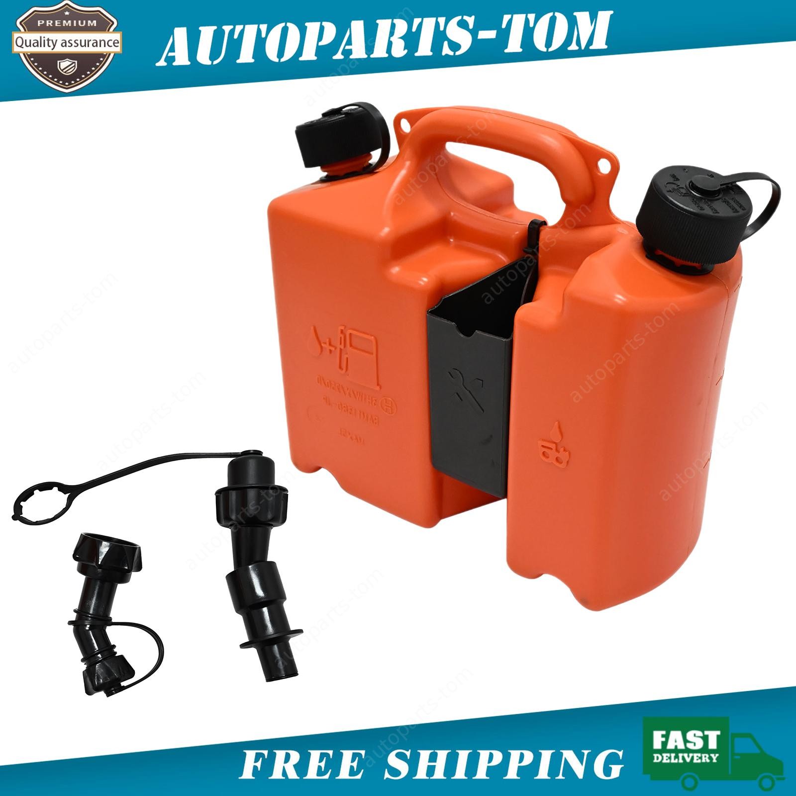 For STIHL #00008810113 #0000 881 0113 5L Fuel & Bar Oil Combi Can Orange New