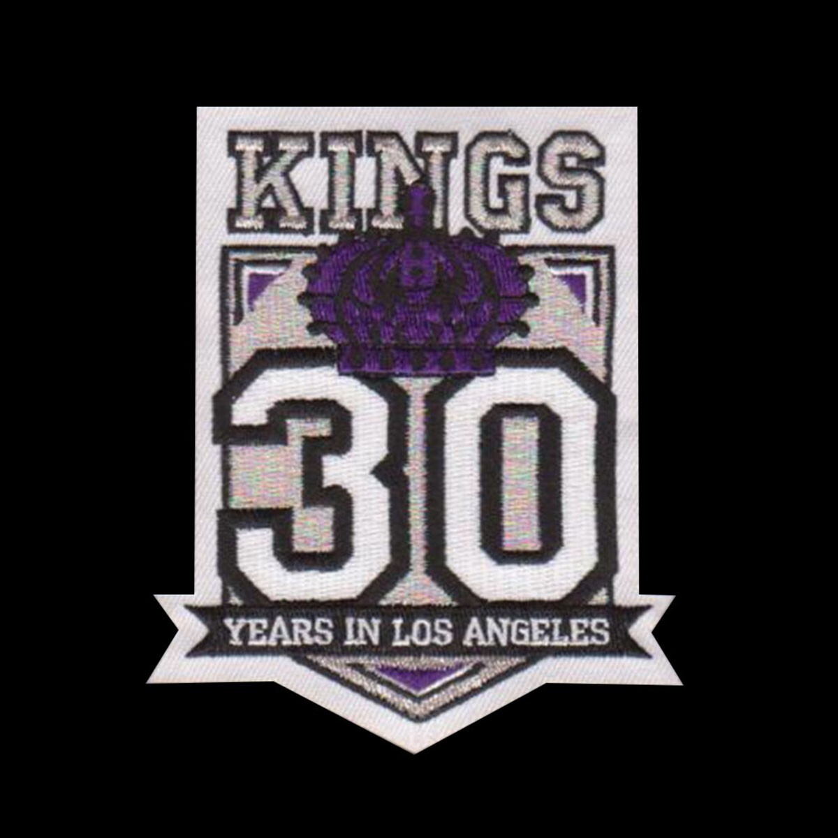 NHL Los Angeles Kings 30th Anniversary Patch Very Rare La Kings Jersey NHL Los Angeles Kings 30th Anniversary Patch Very Rare La Kings Jersey