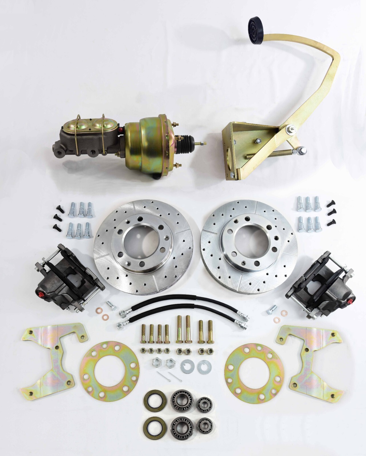 1955 - 1959 Chevrolet truck 6 lug power front disc brake conversion w bearings