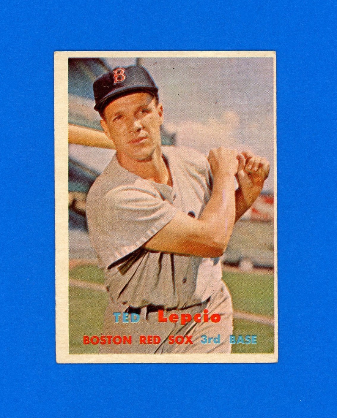 1957 Topps Baseball # 288 Ted Lepcio EX-EXMINT *ValueBC.eStore* 1957 Topps Baseball # 288 Ted Lepcio EX-EXMINT *ValueBC.eStore*
