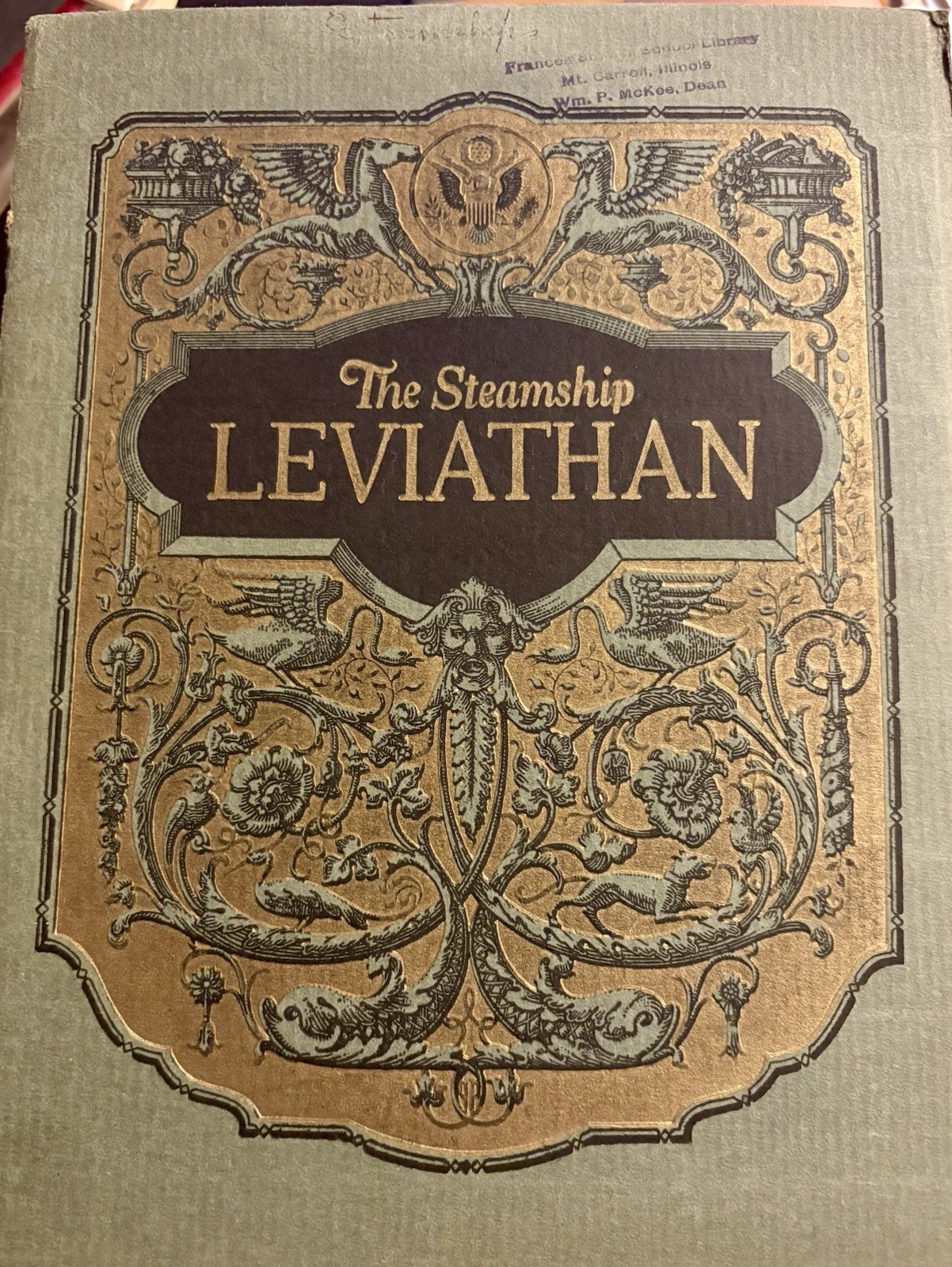 1923 SS Leviathan (Vaterland) Cruise Ship Brochure United States Lines