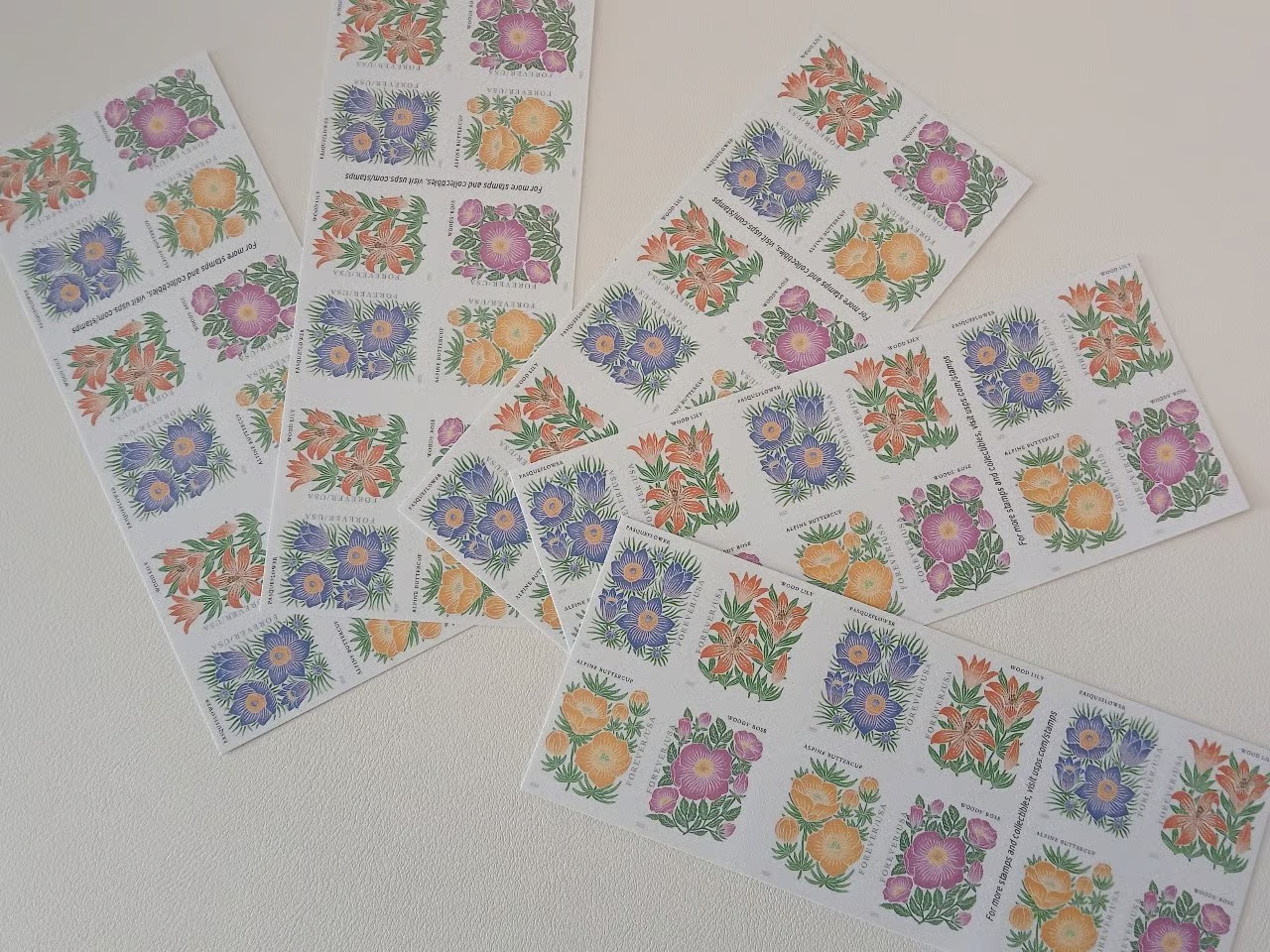 (100 USPS Stamps) 2022 US Mountain Flora Forever Stamps MNH Scott# 5676 - 5679 (100 USPS Stamps) 2022 US Mountain Flora Forever Stamps MNH Scott# 5676 - 5679