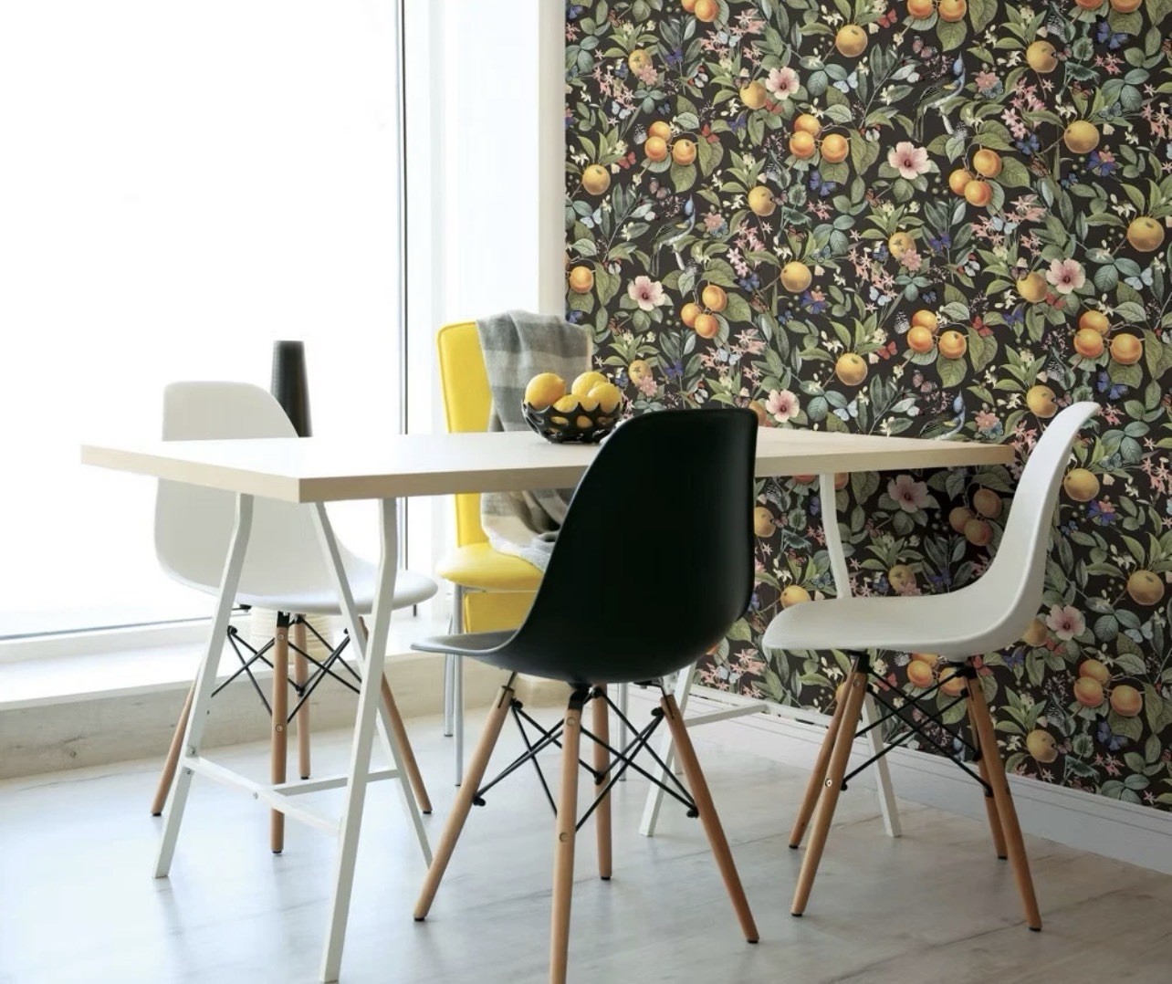 RoomMates Citrus Green Peel and Stick Wallpaper - Lot Of Three New Rolls 90sq Ft