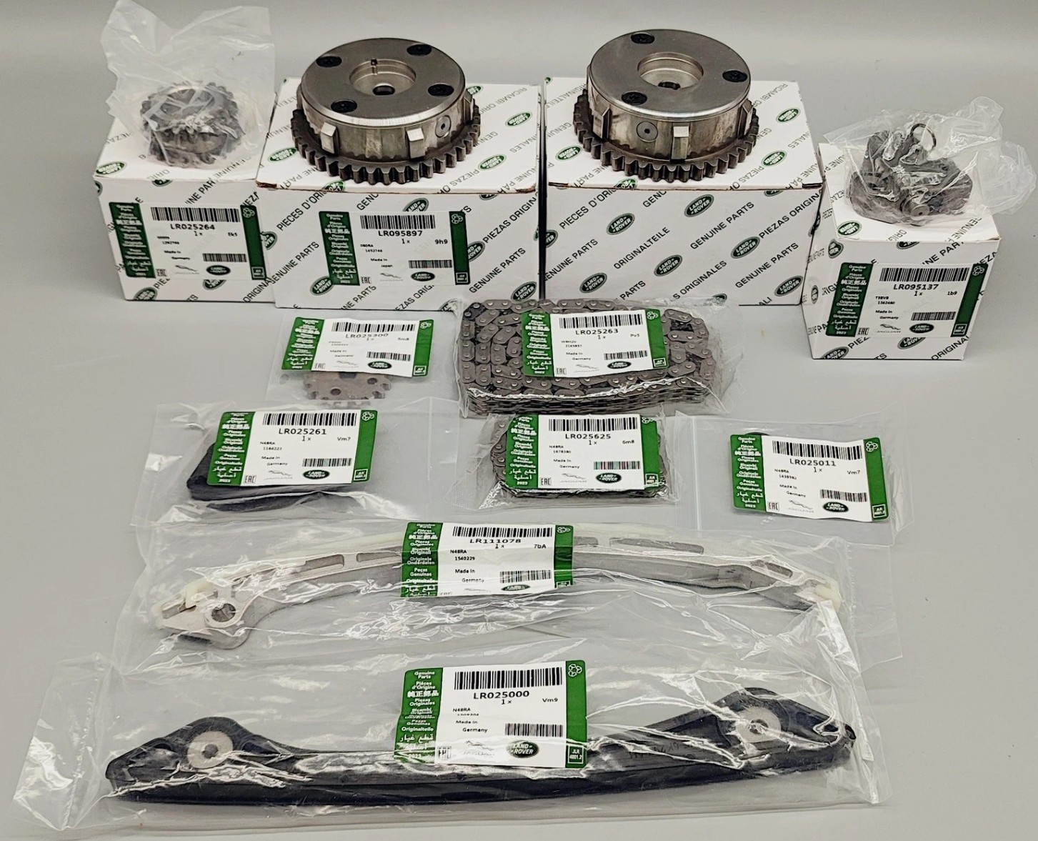 OEM 11X PAIR VVT Gear Timing Chain Kit For Land Rover Evoque Freelander 2.0L