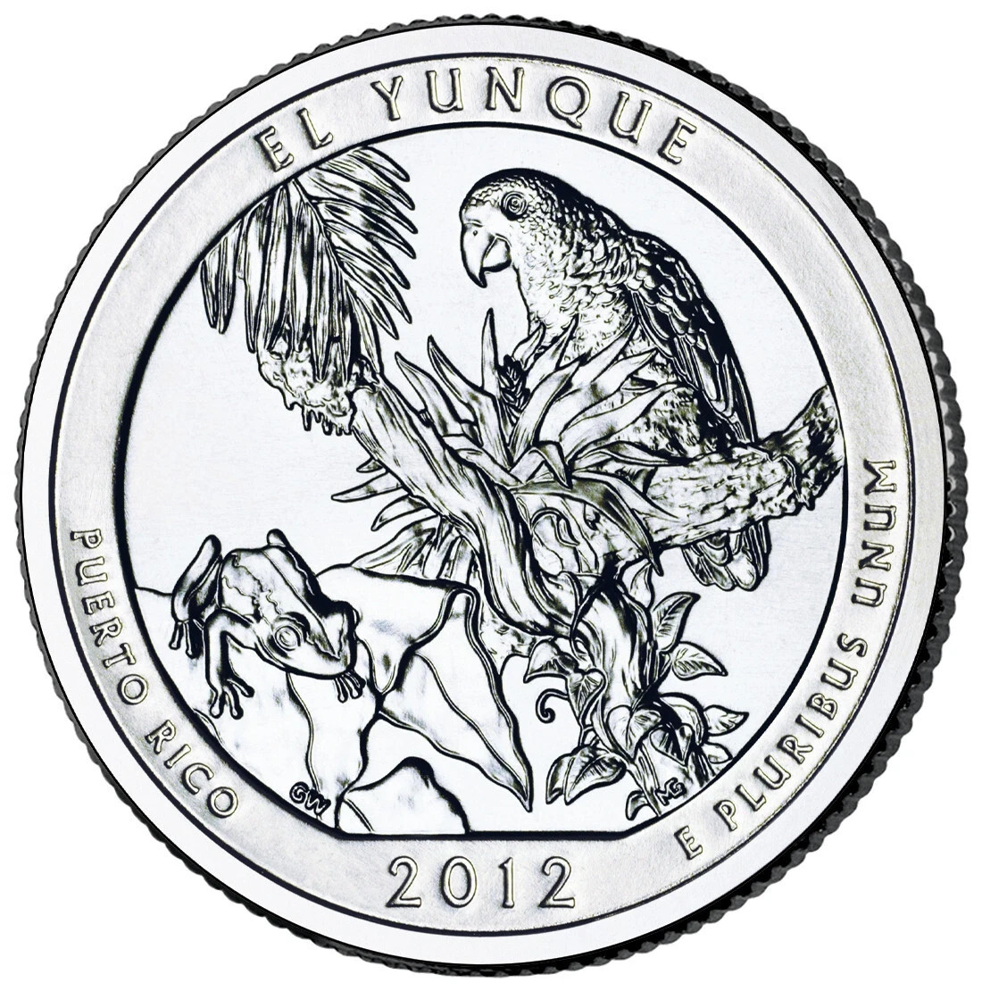 2012 P El Yunque National Forest - Brilliant Uncirculated - ATB