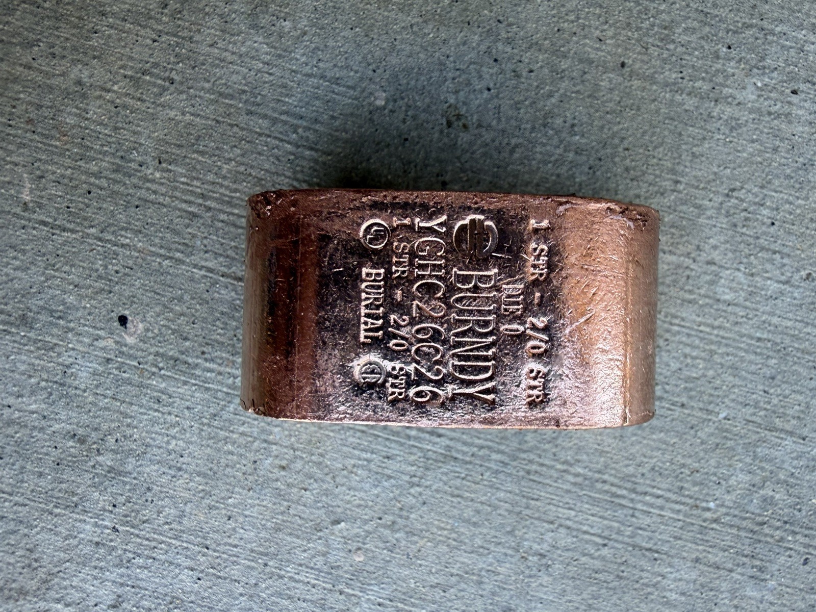 Burndy YGHC26C26 Compression Ground Copper Connector 