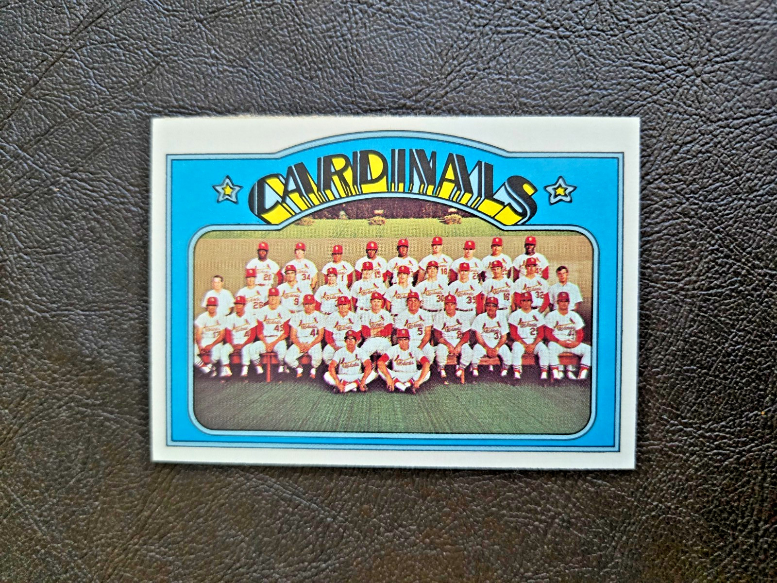 ST. LOUIS CARDINALS TEAM CARD 1972 TOPPS BASEBALL CARD #688 HIGH NUMBER ST. LOUIS CARDINALS TEAM CARD 1972 TOPPS BASEBALL CARD #688 HIGH NUMBER