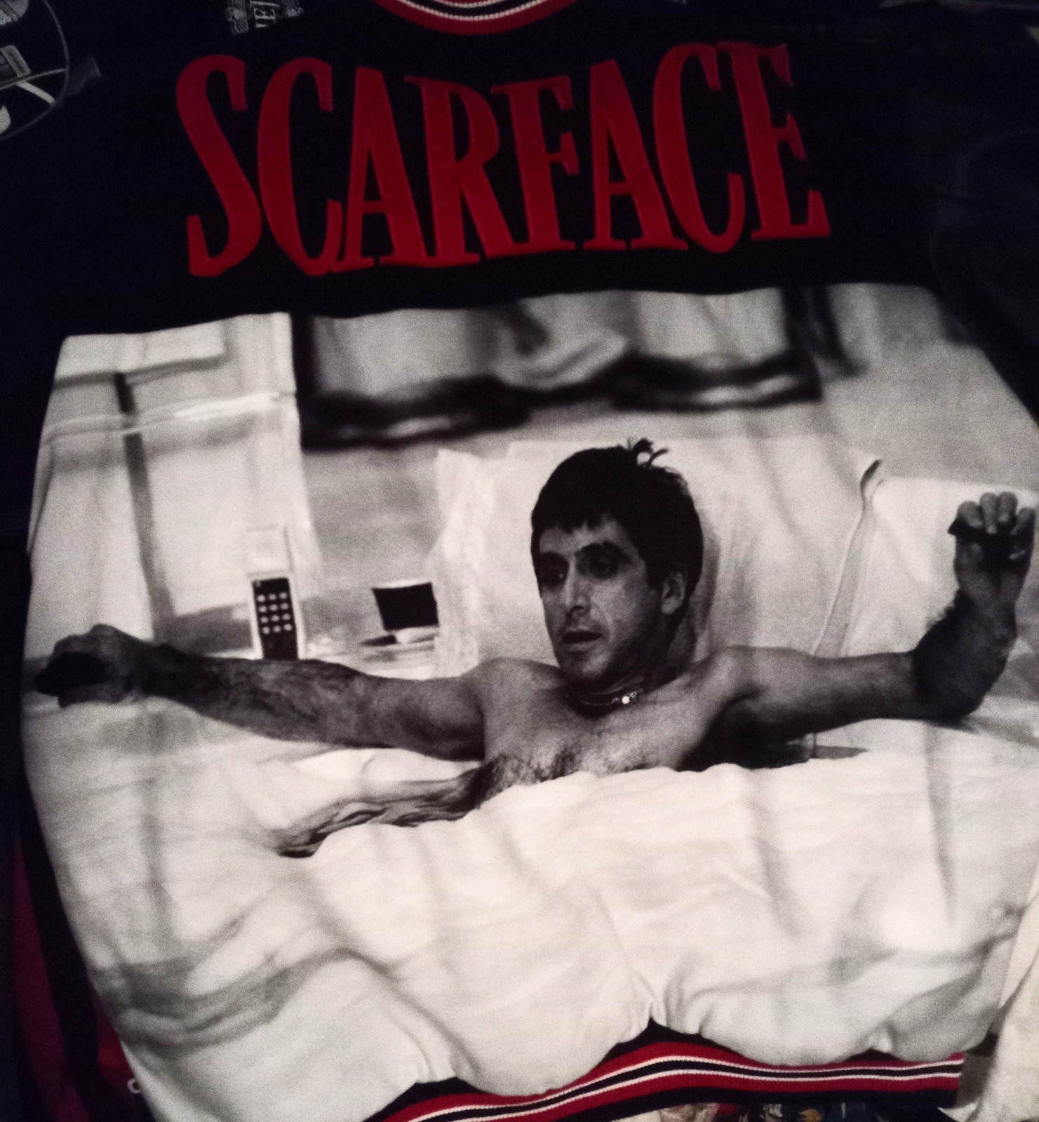 RARE SCARFACE THE WORLD IS YOURS JACKET SIZE XL RARE SCARFACE THE WORLD IS YOURS JACKET SIZE XL