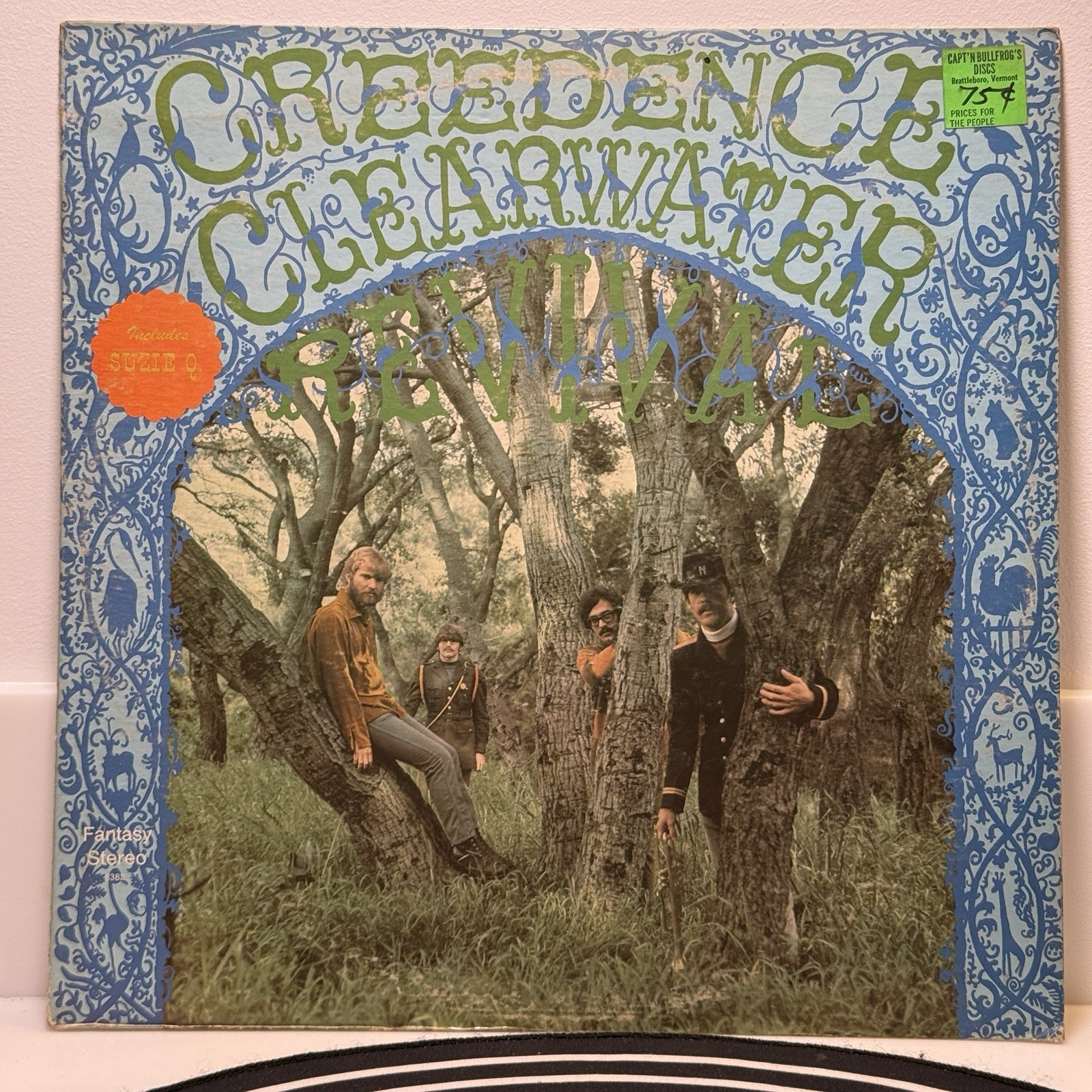 Creedence Clearwater Revival - S/T 1968 Fantasy ‎8382 Jacket/Vinyl VG+