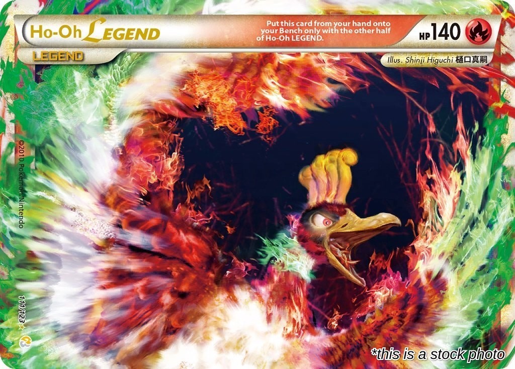Ho-Oh Legend (Top) [HS - 111/123] Holofoil LP