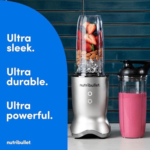 SILVER - NUTRIBULLET ULTRA PERSONAL BLENDER, DELUXE VERSION, 32 OZ