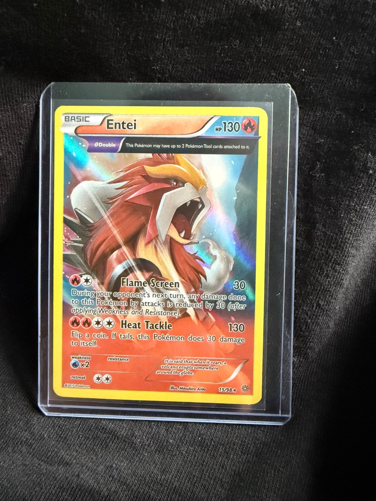 Entei (15) Holo Rare XY - Ancient Origins 15/98 NM Entei (15) Holo Rare XY - Ancient Origins 15/98 NM