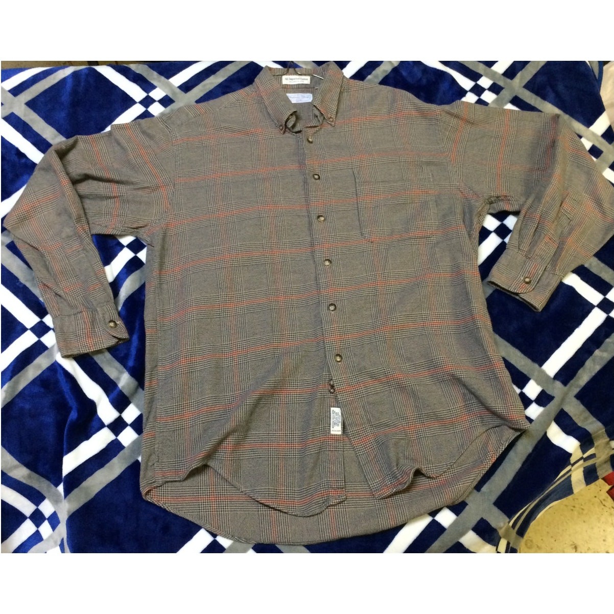 The Andover Shop San Marino Cotton Longsleeve Button Shirt Medium The Andover Shop San Marino Cotton Longsleeve Button Shirt Medium