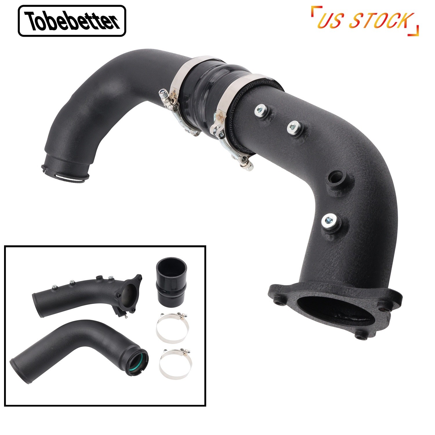 3'' Intake Charge Pipe Fit for BMW 2.0T B46 B48 320i 430i 330e 330i 520i F30 US