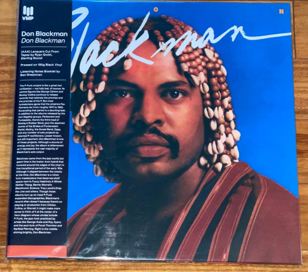 RARE 1982/2024 DON BLACKMAN S/T LP VMP VINYL GATEFOLD P-FUNK SOUL SEALED NOS OOP
