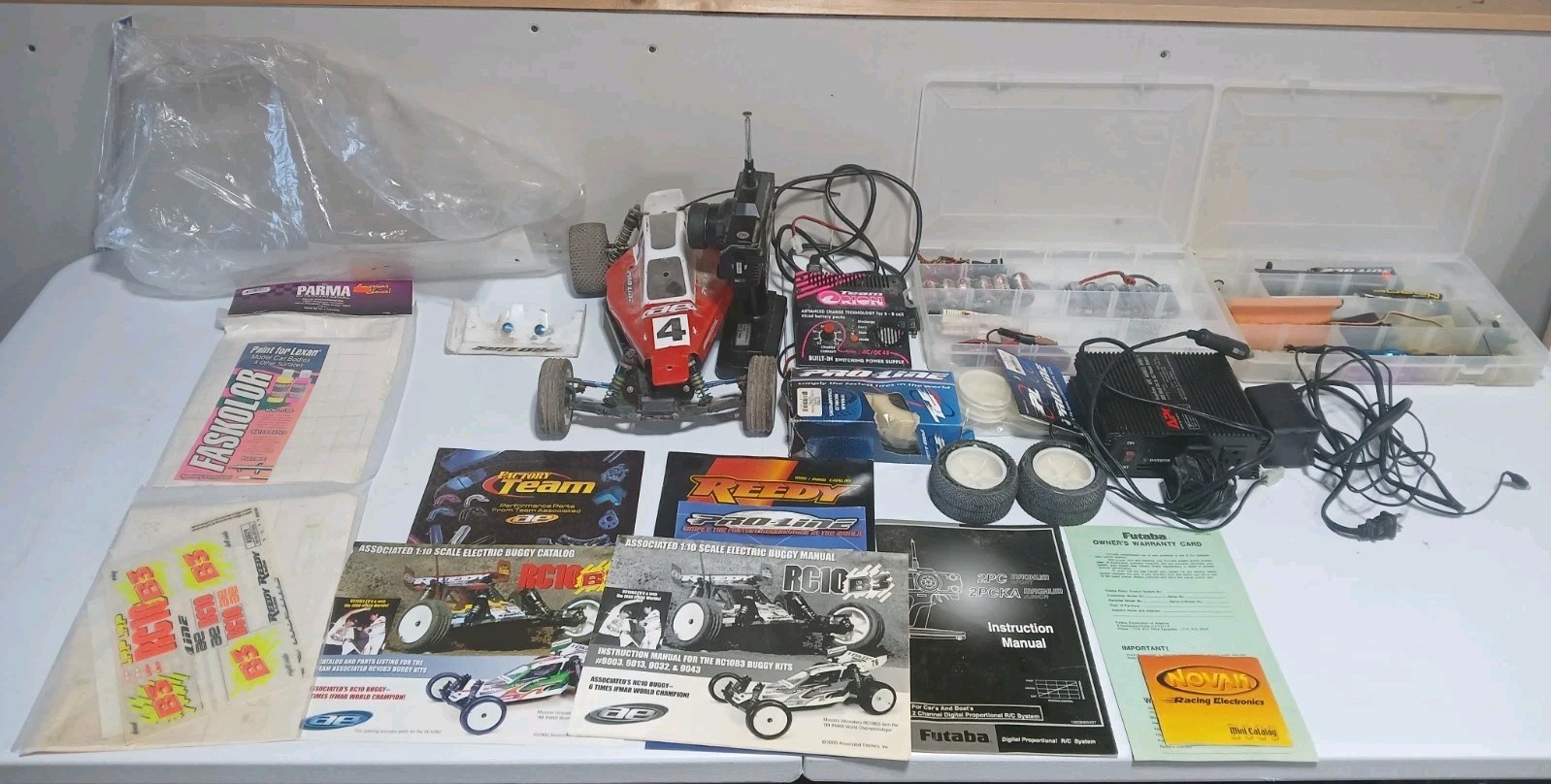 Vintage Team Associated RC10 B3 Car Remote Batteries Accessories See Description Vintage Team Associated RC10 B3 Car Remote Batteries Accessories See Description