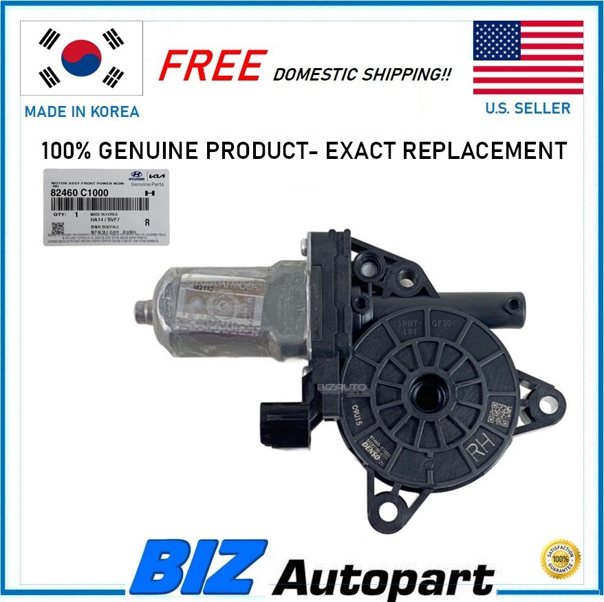 GENUINE⭐FRONT RIGHT POWER WINDOW MOTOR FOR 2015-2018 HYUNDAI SONATA #82460-C1000 GENUINE⭐FRONT RIGHT POWER WINDOW MOTOR FOR 2015-2018 HYUNDAI SONATA #82460-C1000