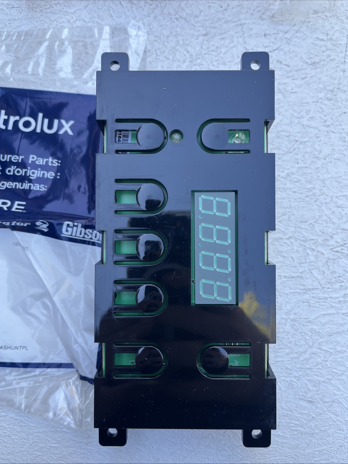 316455500 Clock/Timer EOC White Electrolux Oven Control Board
