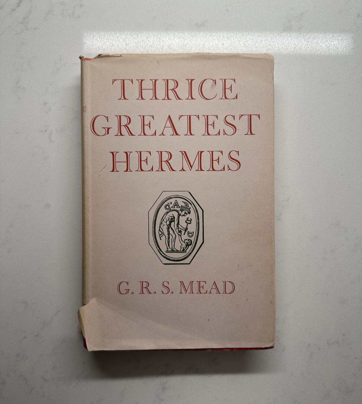 Thrice Greatest Hermes Volume 1 Prolegomena - G. R. S. Mead - Hardcover 1964 Thrice Greatest Hermes Volume 1 Prolegomena - G. R. S. Mead - Hardcover 1964