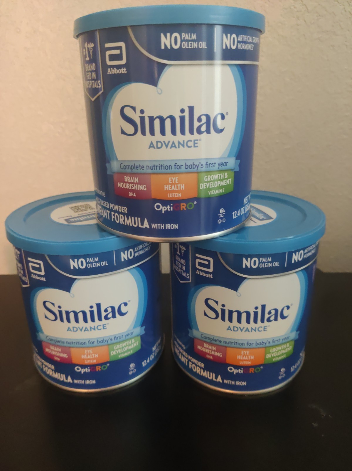 Similac Advance 12.4oz (3cans)