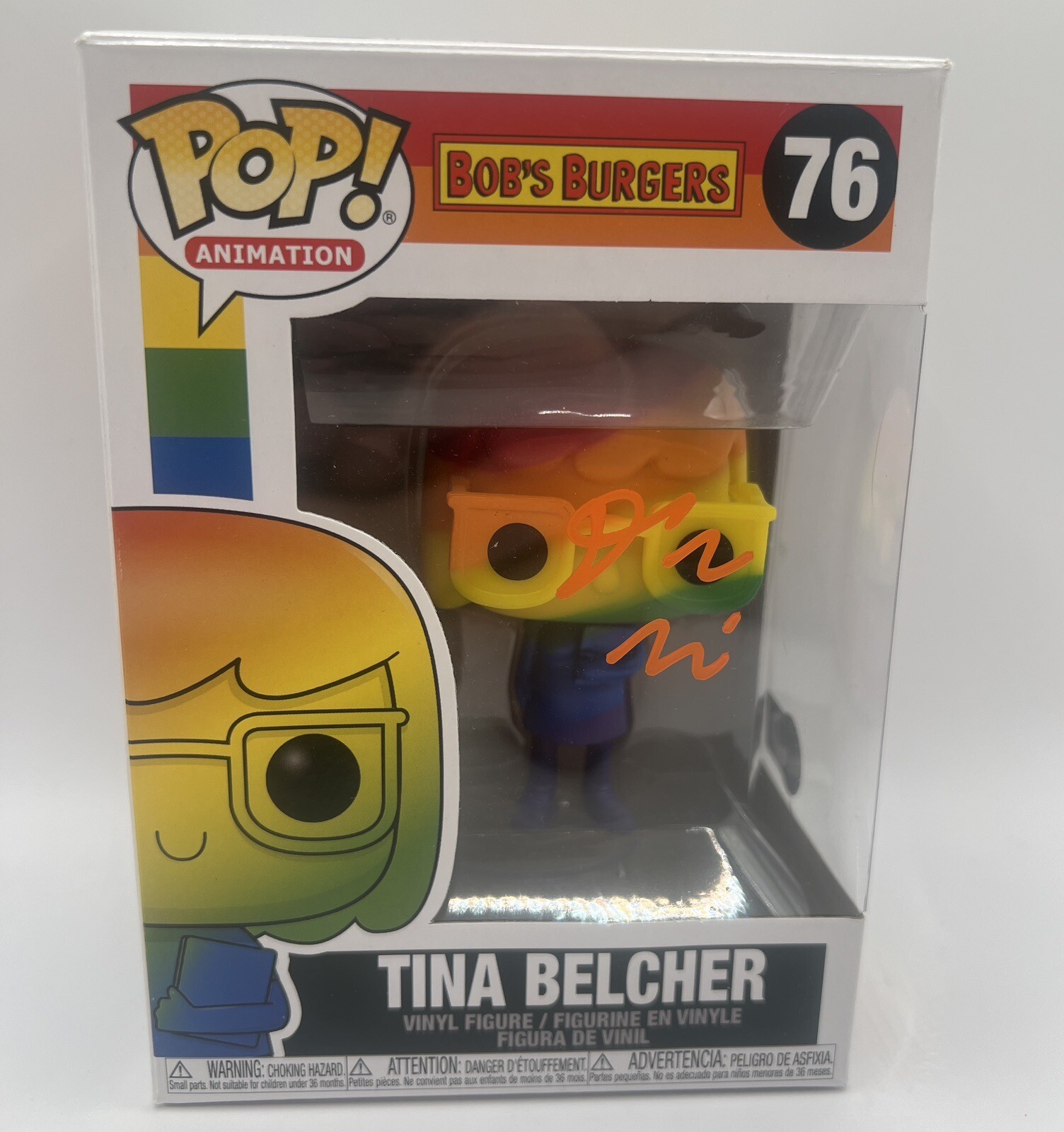 DAN MINTZ SIGNED TINA BELCHER BOBS BURGERS FUNKO POP - BECKETT COA DAN MINTZ SIGNED TINA BELCHER BOBS BURGERS FUNKO POP - BECKETT COA
