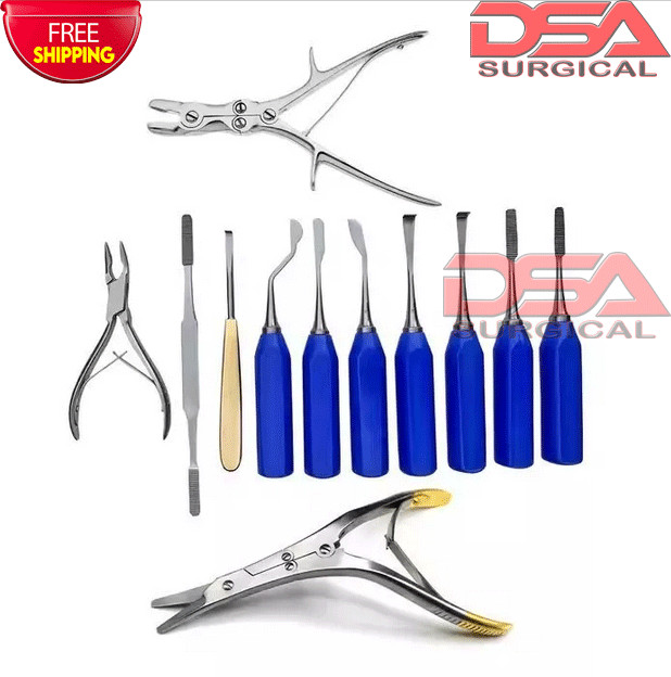 Rhinoplasty Preservation Instruments Set Of 15 Pcs- Professional Nasal Surgery
