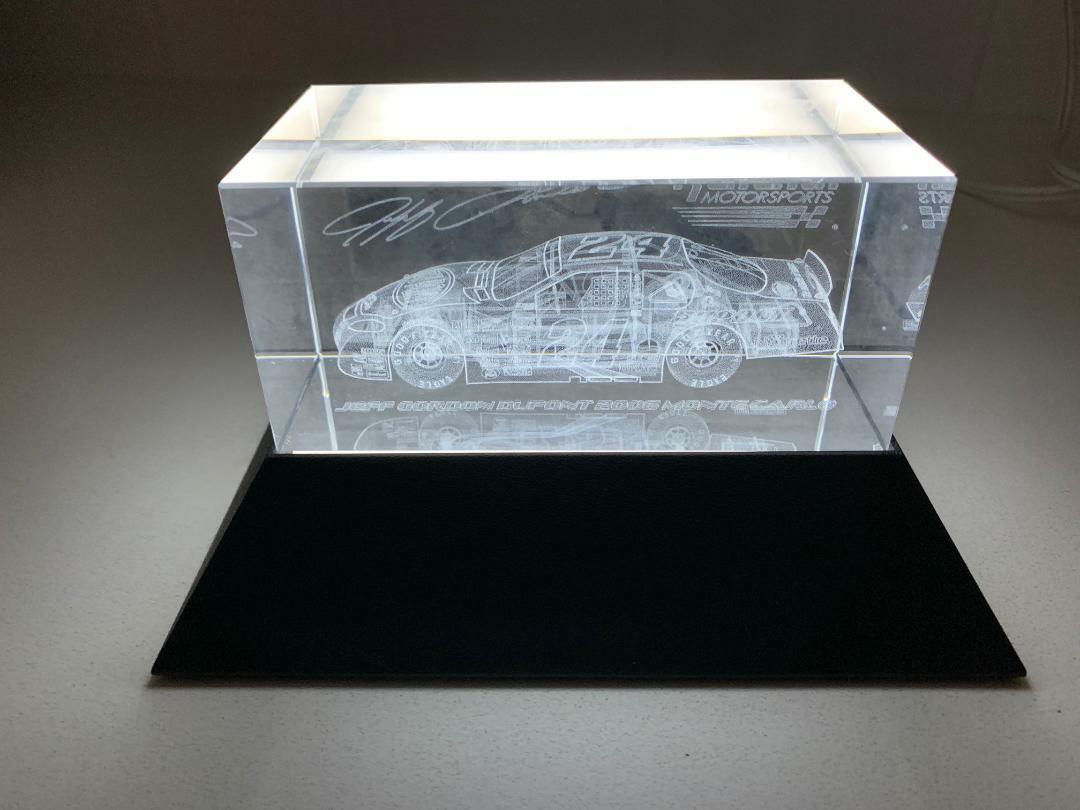 NASCAR 2006 RACE BRICKS #24 JEFF GORDON WITH LIGHTED BASE RARE MINT IN BOX NASCAR 2006 RACE BRICKS #24 JEFF GORDON WITH LIGHTED BASE RARE MINT IN BOX
