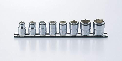 RS3450M/8 Koken tools Nut Grip Socket Rail Set RS3450M/8 3/8 9.5mm SQ. Japan