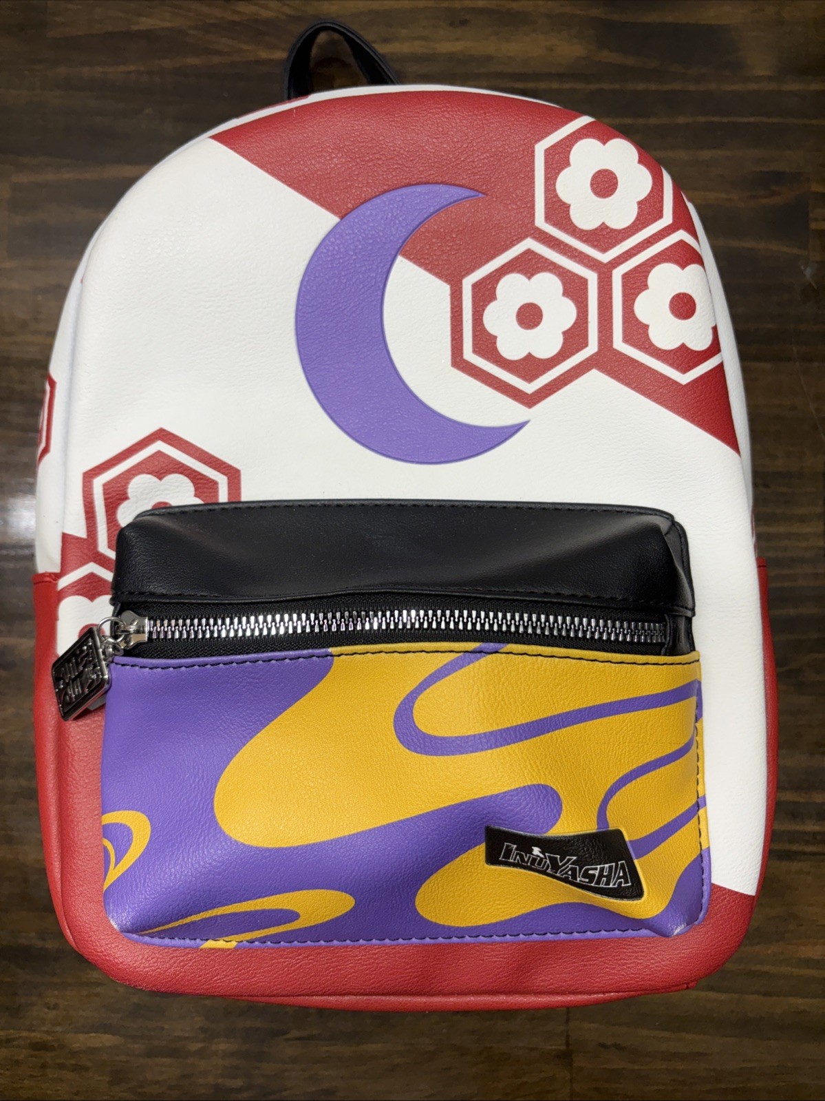 InuYasha Sesshomaru Patterns Bioworld Mini Backpack Crescent Moon Rare EUC InuYasha Sesshomaru Patterns Bioworld Mini Backpack Crescent Moon Rare EUC