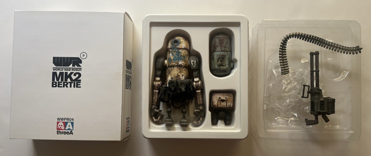 THREEA 3A WWR MK2 BERTIE DEEP POWDER 1/12 COMPLETE FIGURE ASHLEY WOOD + MINI DIY