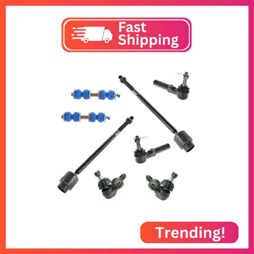 TRQ Front Steering & Suspension Kit Ball Joint Sway Bar Stabilizer Link Tie TRQ Front Steering & Suspension Kit Ball Joint Sway Bar Stabilizer Link Tie