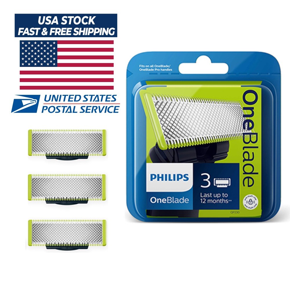 Philips Norelco QP230/80 Replacement Blades 3 Count OneBlade - SHIPS FREE Philips Norelco QP230/80 Replacement Blades 3 Count OneBlade - SHIPS FREE