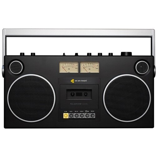 We Are Rewind GB-001-B1 - Curtis - Blaster Bluetooth Boombox Cassette Player / R We Are Rewind GB-001-B1 - Curtis - Blaster Bluetooth Boombox Cassette Player / R