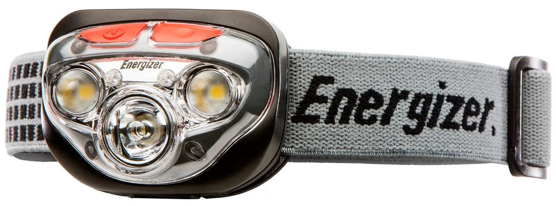 Energizer Vision HD+ LED Headlamp Water Resis w/Digital Focus/Emergency Light