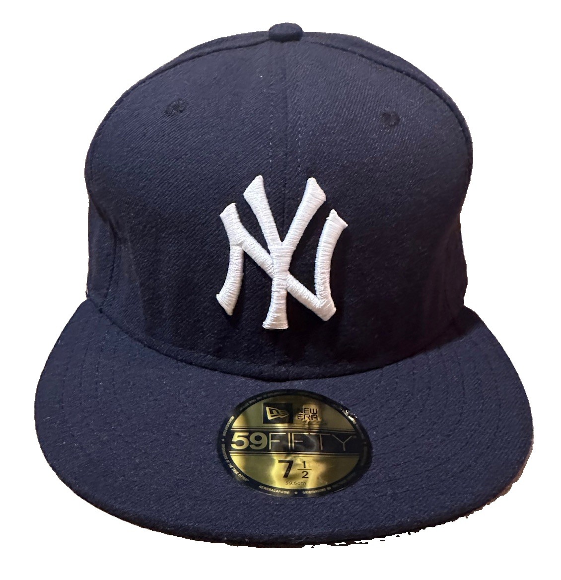 New Era 59FIFTY New York Yankees Pre 2016 Fitted Cap Hat Navy Blue 7 1/2 USA New New Era 59FIFTY New York Yankees Pre 2016 Fitted Cap Hat Navy Blue 7 1/2 USA New