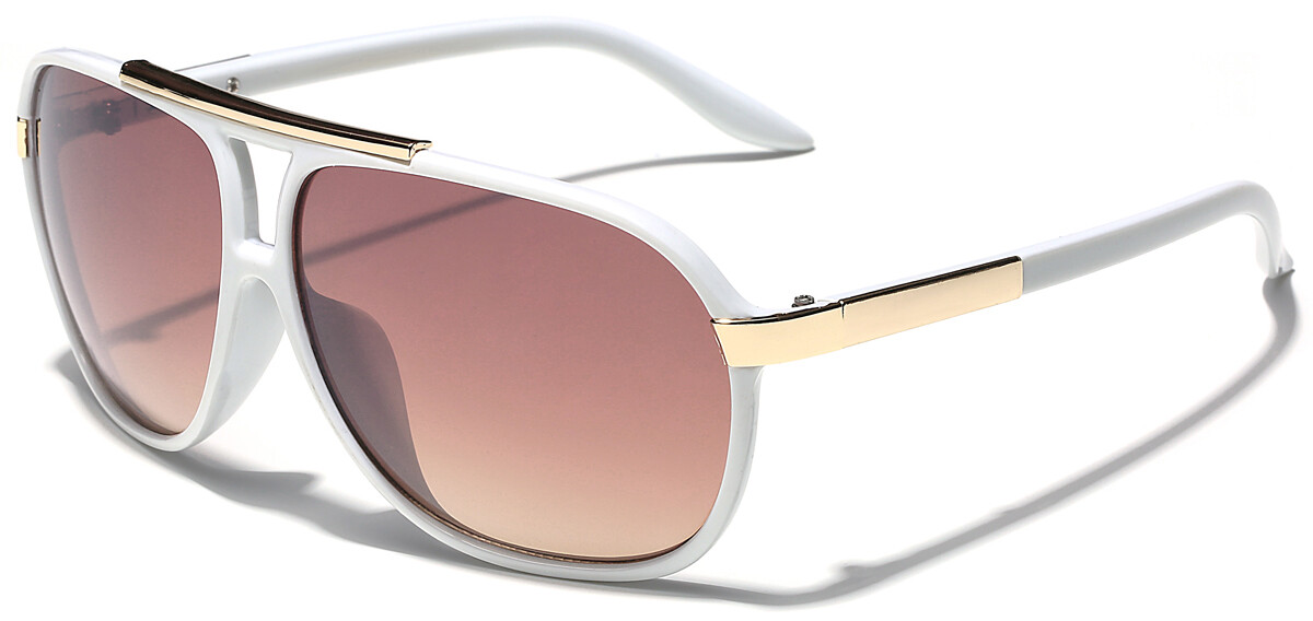 Retro 80s Aviator Pilot Sunglasses Men Women UV400 Vintage Y2k Fashion Driving