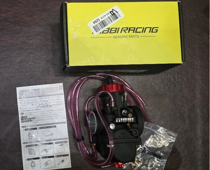 NIBBI Racing PWK 36mm high-performance carburetor. NIBBI Racing PWK 36mm high-performance carburetor.