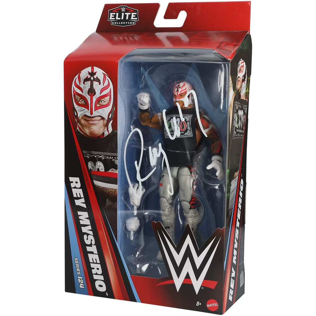 Rey Mysterio WWE Autographed Fanatics Authentic Mattel Elite Collection Rey Mysterio WWE Autographed Fanatics Authentic Mattel Elite Collection